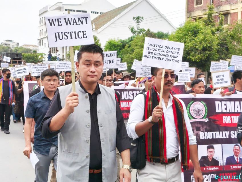 ANSAM Rally demanding justice on killing of 6 innocent Naga :: 20th June 2026