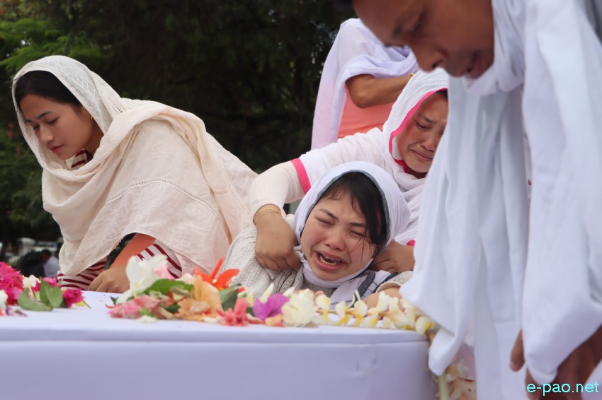 Mortal remains of the two children killed in bomb attack in Tronglaobi laid to rest at Torbung Lamthabung Lampak, Kumbi :: May 02nd 2026