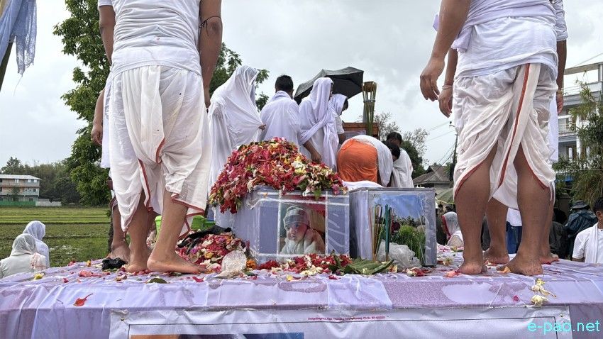 Mortal remains of the two children killed in bomb attack in Tronglaobi laid to rest at Torbung Lamthabung Lampak, Kumbi :: May 02nd 2026