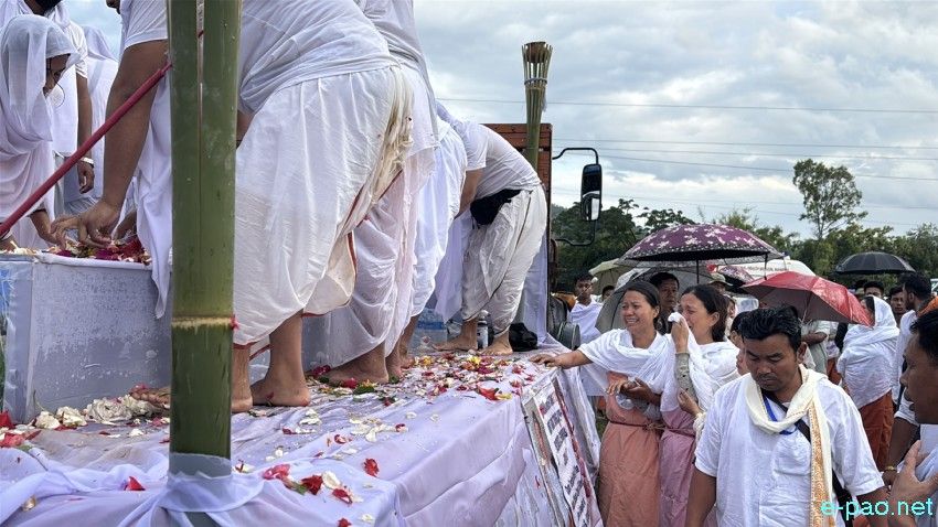Mortal remains of the two children killed in bomb attack in Tronglaobi laid to rest at Torbung Lamthabung Lampak, Kumbi :: May 02nd 2026
