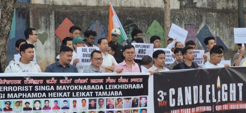 Solidarity Candlelight Vigil held in Bangalore :: May 03 2026
