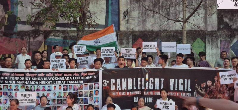 Solidarity Candlelight Vigil held in Bangalore :: May 03 2026