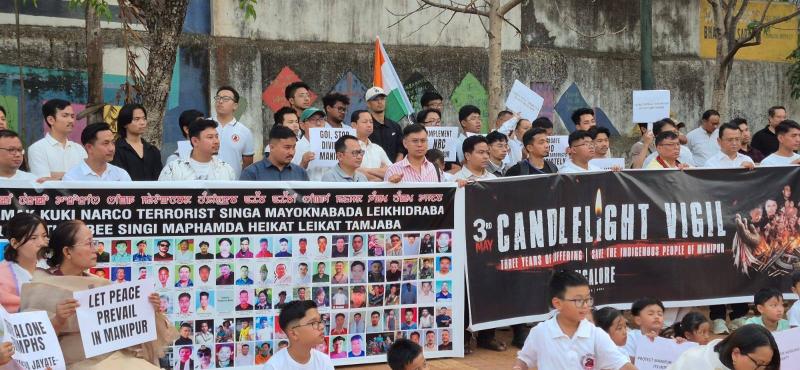 Solidarity Candlelight Vigil held in Bangalore :: May 03 2026