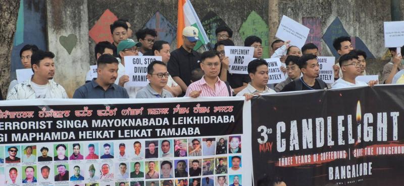 Solidarity Candlelight Vigil held in Bangalore :: May 03 2026