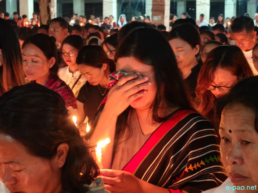 Candle Light Vigil at New checkon for the 6 Naga who were killed :: June 14 2026