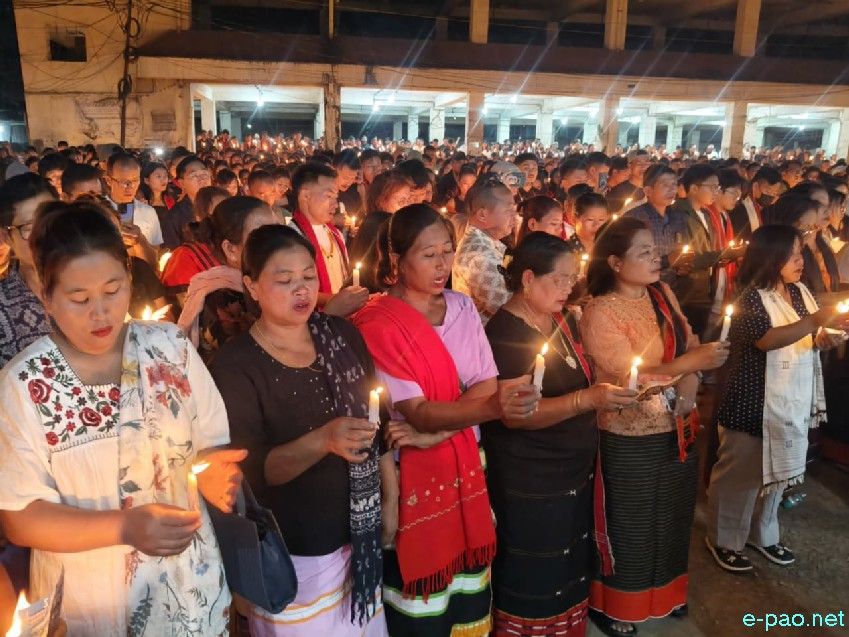 Candle Light Vigil at New checkon for the 6 Naga who were killed :: June 14 2026