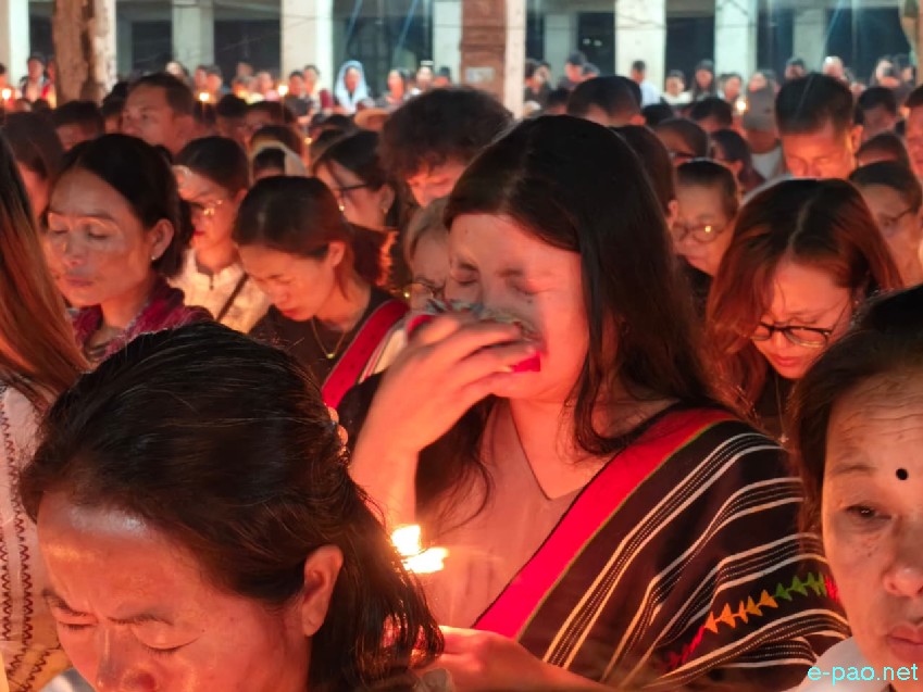 Candle Light Vigil at New checkon for the 6 Naga who were killed :: June 14 2026