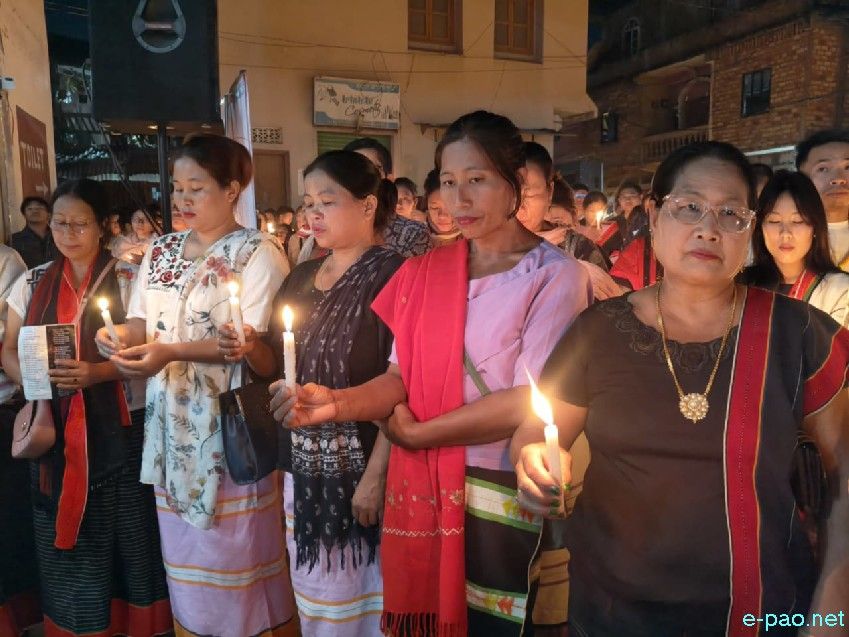 Candle Light Vigil at New checkon for the 6 Naga who were killed :: June 14 2026