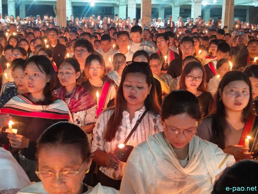 Candle Light Vigil at New checkon for the 6 Naga who were killed :: June 14 2026
