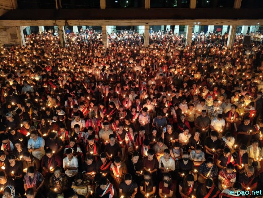 Candle Light Vigil at New checkon for the 6 Naga who were killed :: June 14 2026