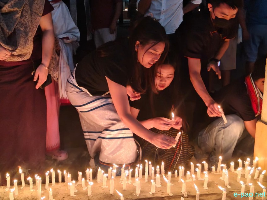 Candle Light Vigil at New checkon for the 6 Naga who were killed :: June 14 2026