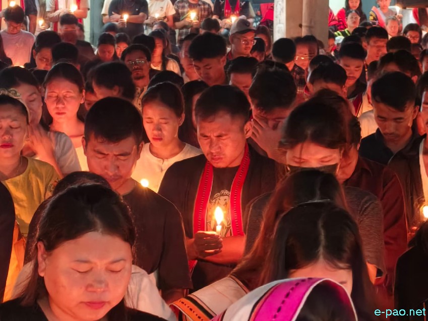 Candle Light Vigil at New checkon for the 6 Naga who were killed :: June 14 2026