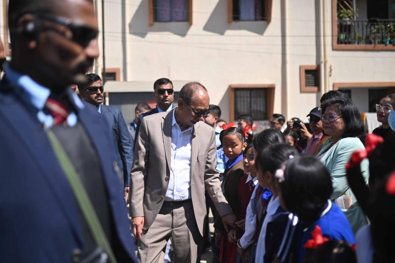 Distribution of benefits to IDPs at Alternate Housing Complex, National Game Village Relief Camp, Imphal :: February 19 2026