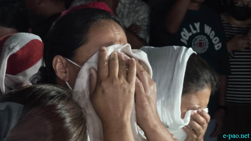 Mortal remains of 6 Naga hostages brought to JNIMS mortuary & crowd stand-off with Security Forces :: June 10 2026