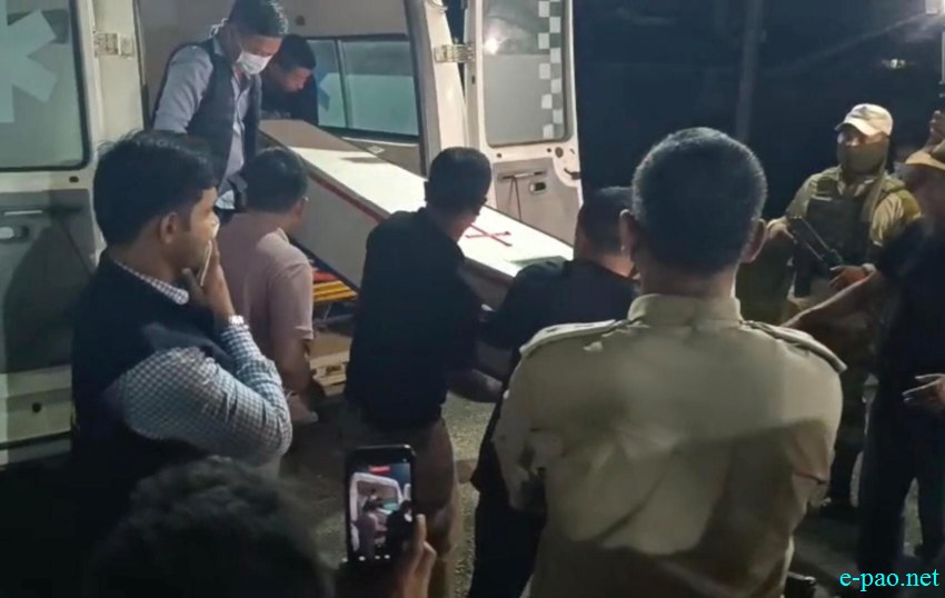 Mortal remains of 6 Naga hostages brought to JNIMS mortuary & crowd stand-off with Security Forces :: June 10 2026