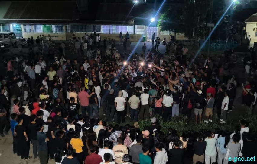 Mortal remains of 6 Naga hostages brought to JNIMS mortuary & crowd stand-off with Security Forces :: June 10 2026