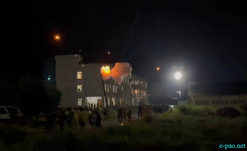 Mortal remains of 6 Naga hostages brought to JNIMS mortuary & crowd stand-off with Security Forces :: June 10 2026
