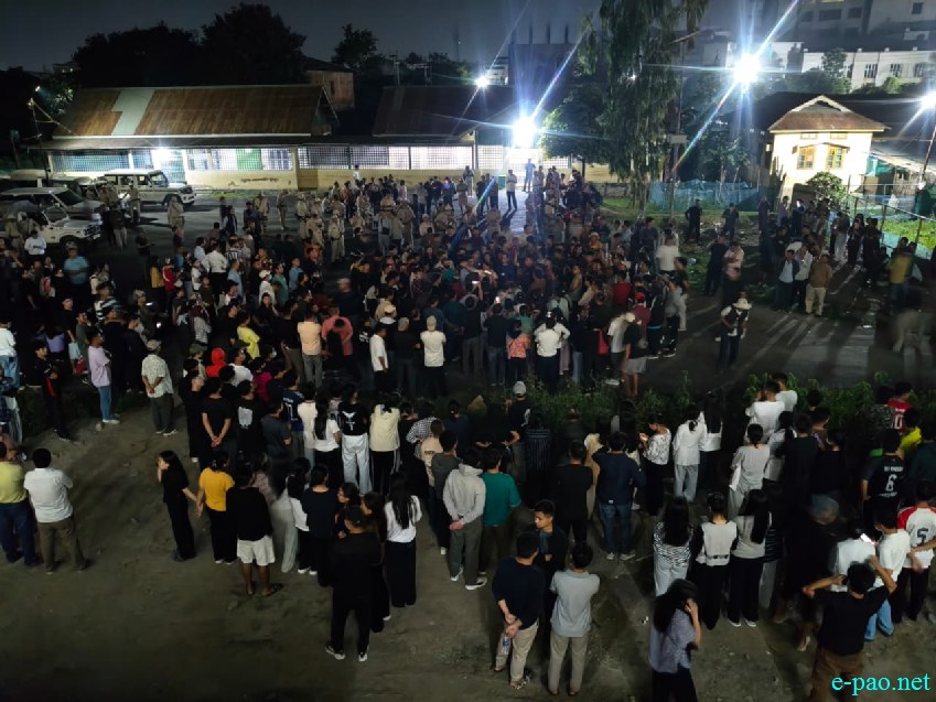Mortal remains of 6 Naga hostages brought to JNIMS mortuary & crowd stand-off with Security Forces :: June 10 2026