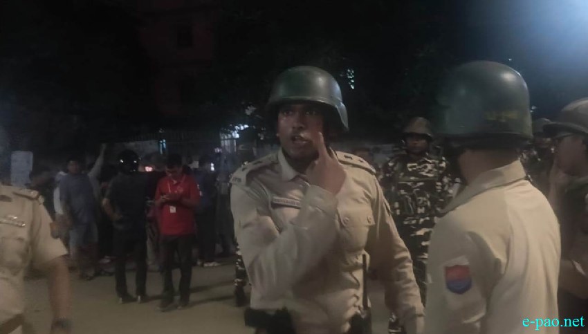 Mortal remains of 6 Naga hostages brought to JNIMS mortuary & crowd stand-off with Security Forces :: June 10 2026