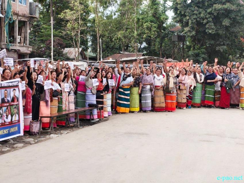 Naga Women sit-in protest at Kanglatongbi demanding release of civilians :: May 18 2026