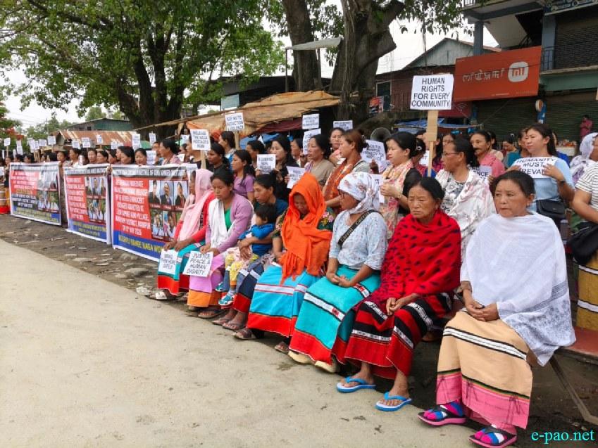Naga Women sit-in protest at Kanglatongbi demanding release of civilians :: May 18 2026