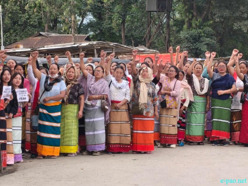 Naga Women sit-in protest at Kanglatongbi demanding release of civilians :: May 18 2026