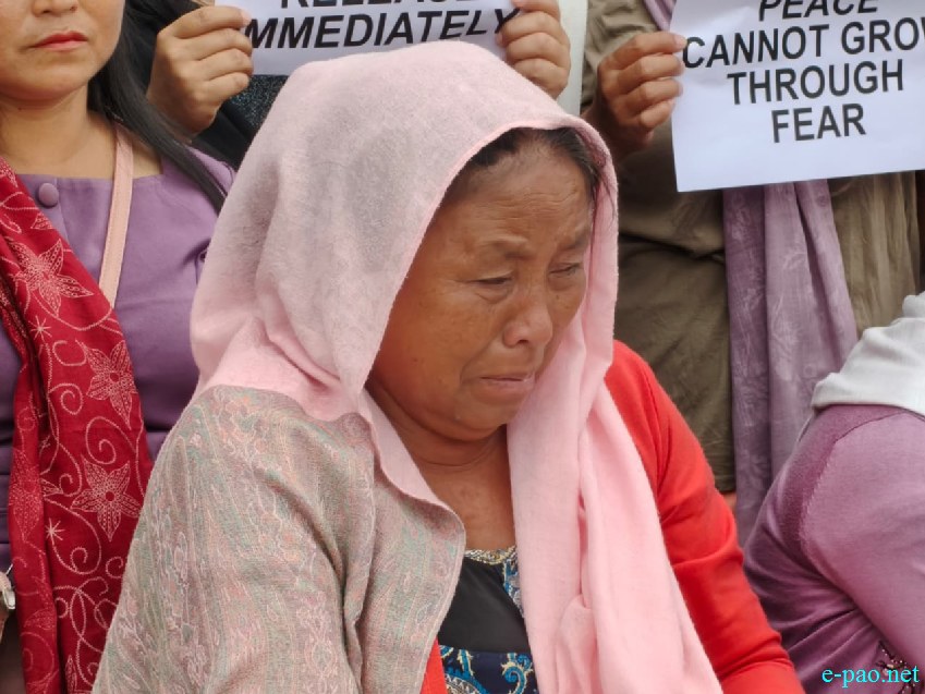Naga Women sit-in protest at Kanglatongbi demanding release of civilians :: May 18 2026