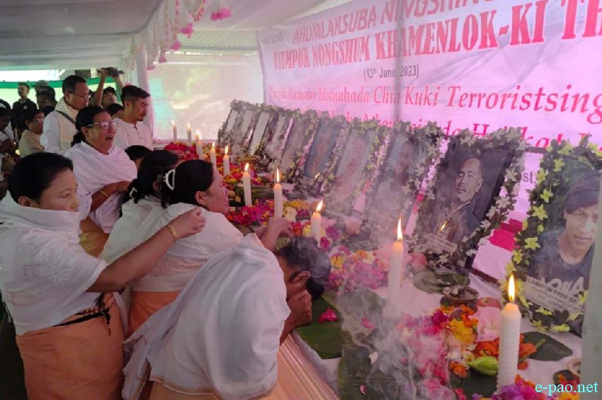 3rd anniversary of Khamenlok 'massacre' observed at Nongshum Community Hall, Imphal East :: 13th June 2026