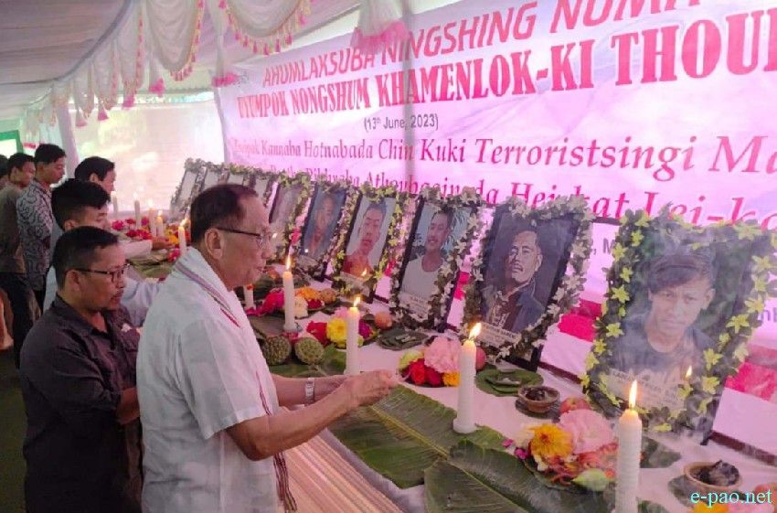 3rd anniversary of Khamenlok 'massacre' observed at Nongshum Community Hall, Imphal East :: 13th June 2026