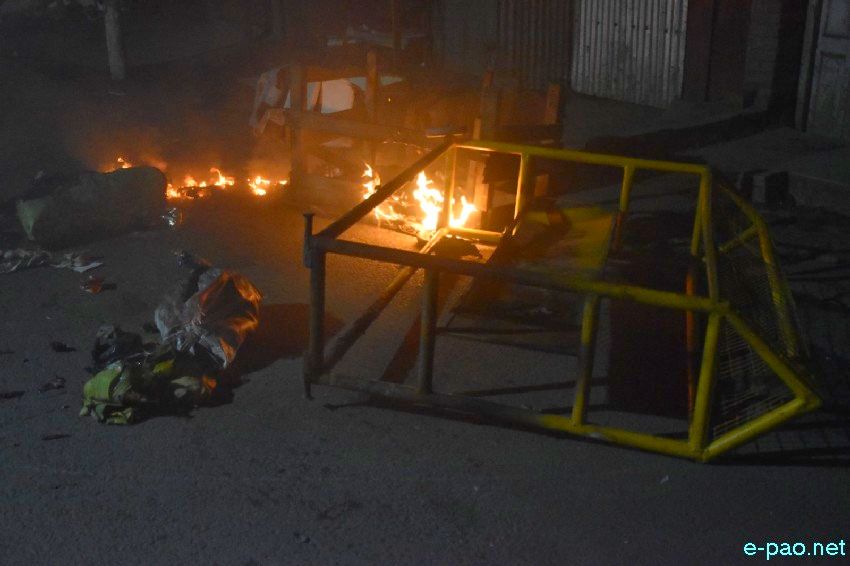 Tronglaobi terror attack :  Clashes between security forces and protesters at Lamlong  :: 17th April 2026