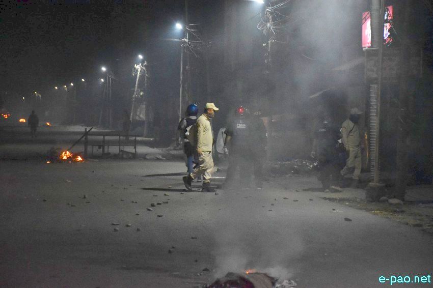 Tronglaobi terror attack : Clashes between security forces and protesters at Lamlong :: 17th April 2026