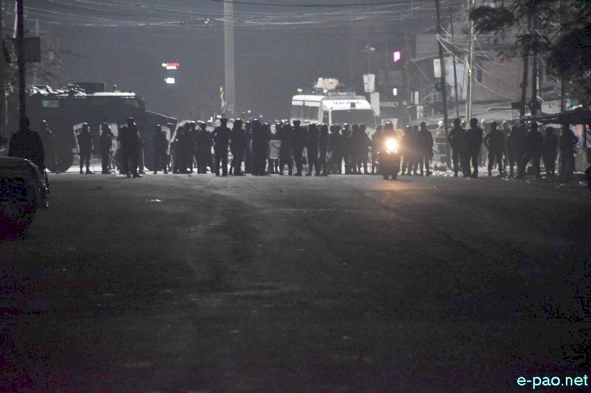 Tronglaobi terror attack : Clashes between security forces and protesters at Lamlong :: 17th April 2026