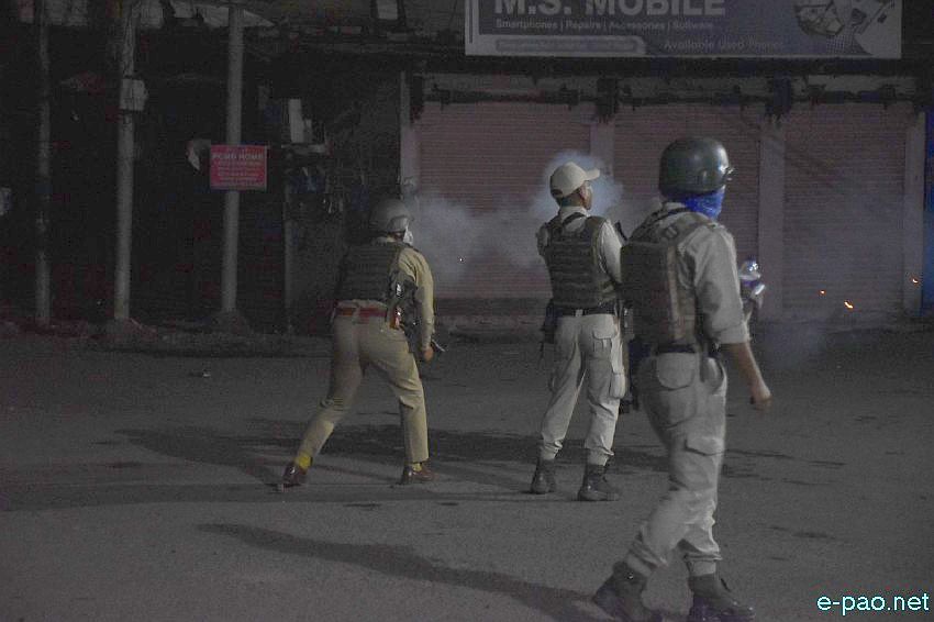 Tronglaobi terror attack : Clashes between security forces and protesters at Lamlong :: 17th April 2026