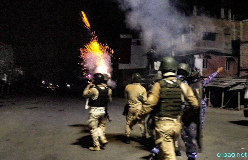 Tronglaobi terror attack : Clashes between security forces and protesters at Lamlong :: 17th April 2026