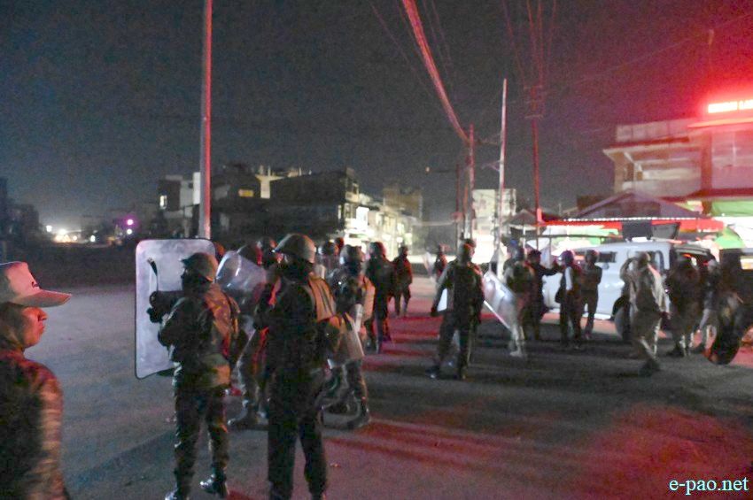 #tronglaobitragedy : Clashes between security forces and protesters at Lamlong Keithel :: 8th April 2026