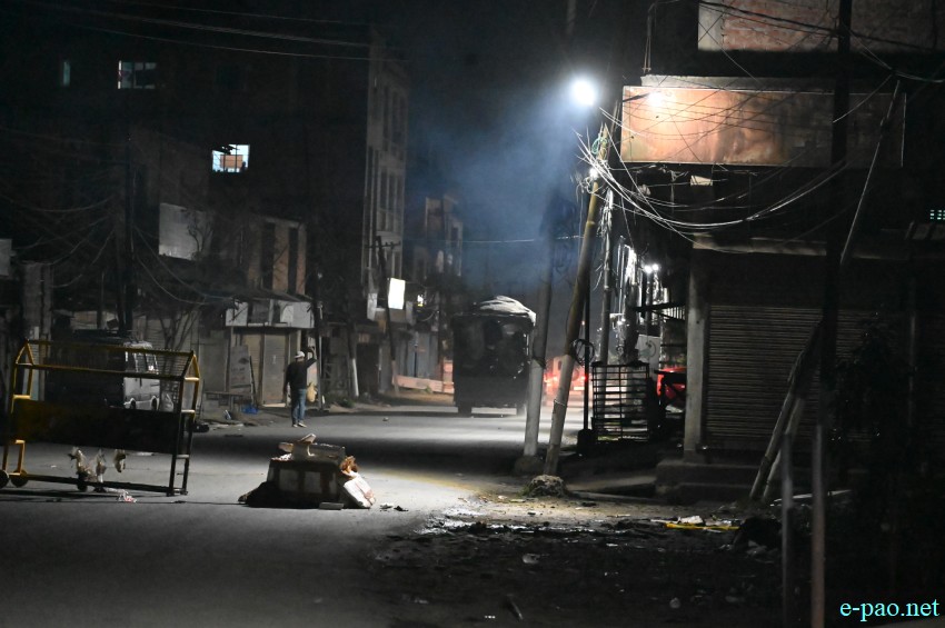 #tronglaobitragedy :  Clashes between security forces and protesters at Lamlong Keithel :: 8th April 2026