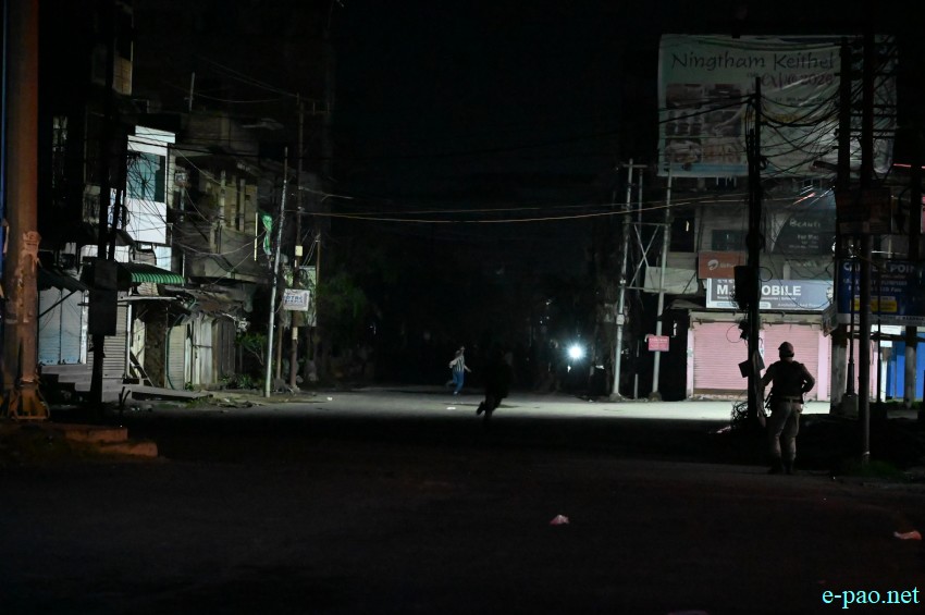 #tronglaobitragedy :  Clashes between security forces and protesters at Lamlong Keithel :: 8th April 2026