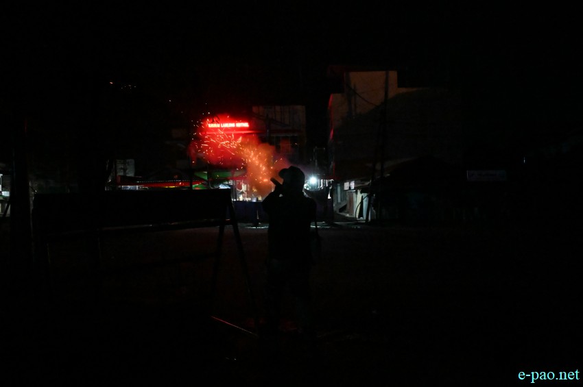 #tronglaobitragedy :  Clashes between security forces and protesters at Lamlong Keithel :: 8th April 2026