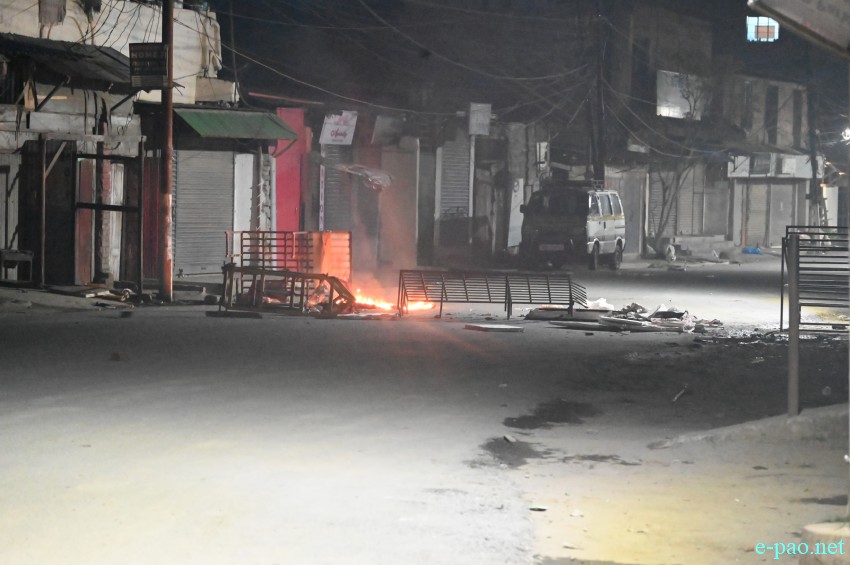 #tronglaobitragedy :  Clashes between security forces and protesters at Lamlong Keithel :: 8th April 2026