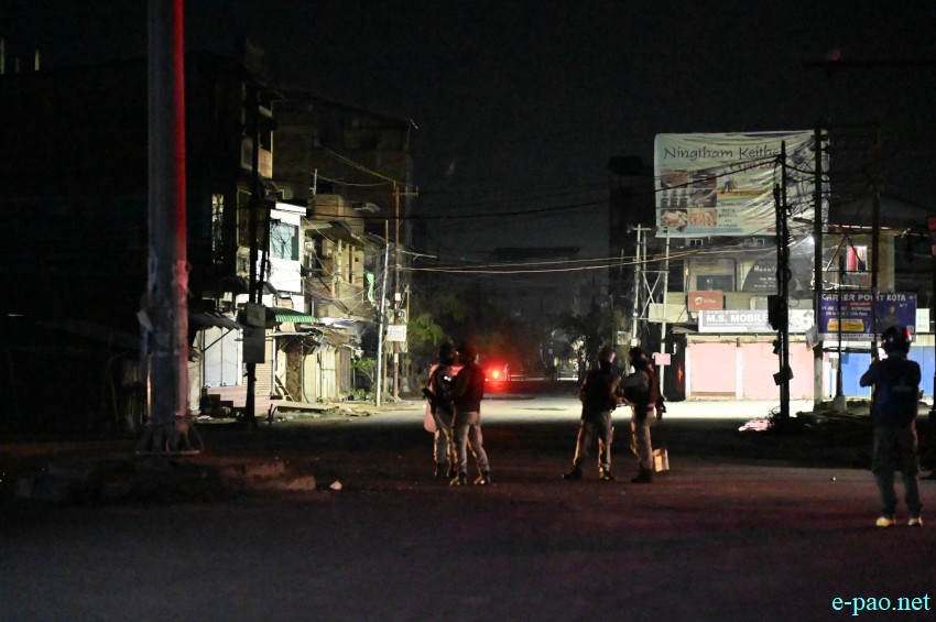 #tronglaobitragedy : Clashes between security forces and protesters at Lamlong Keithel :: 8th April 2026