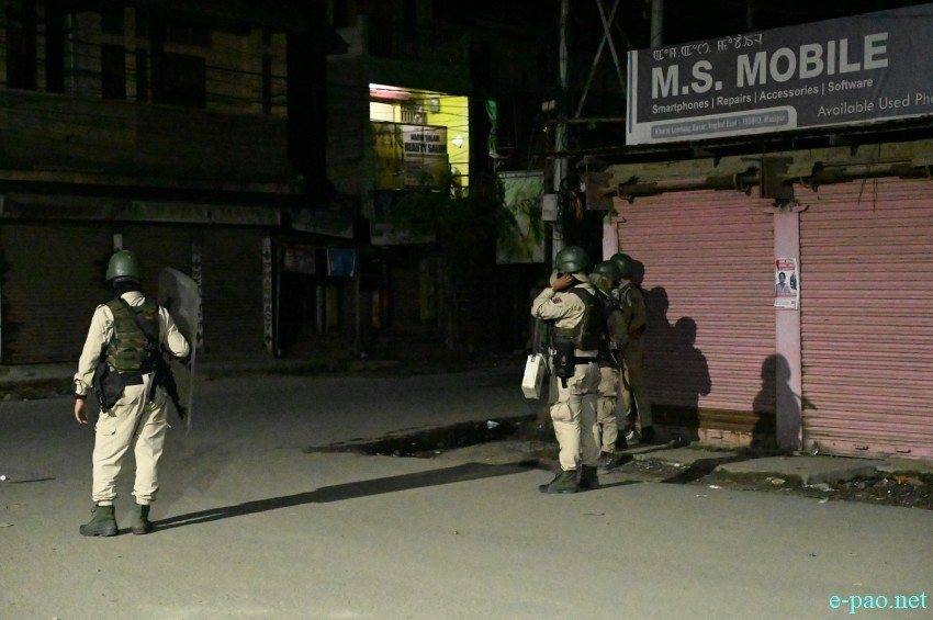 #tronglaobitragedy :  Clashes between security forces and protesters at Lamlong Keithel :: 8th April 2026