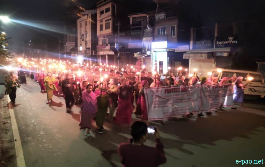 Tronglaobi Terror Attack : Meira (Torch) Protest Rally at Keishampat :: 15th April 2026