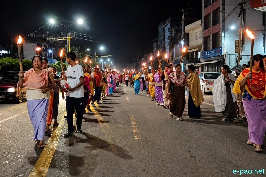 Meira rallies staged under 'No NRC, No Census' at Imphal :: August 23rd 2026