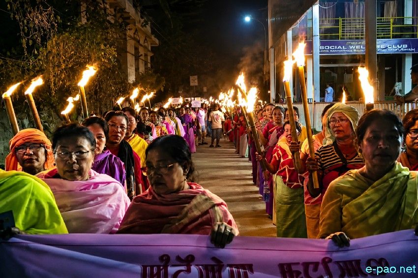 Meira rallies staged under 'No NRC, No Census' at Imphal :: August 23rd 2026