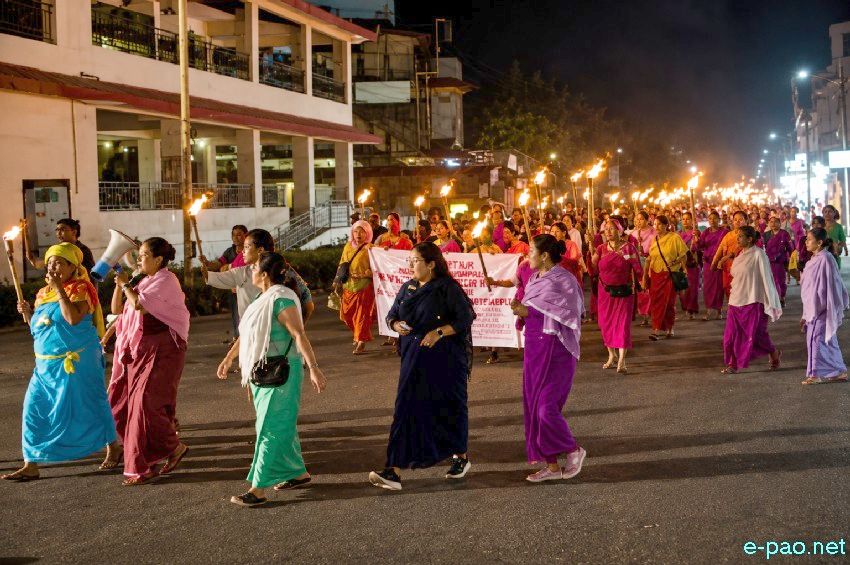 Meira rallies staged under 'No NRC, No Census' at Imphal :: August 23rd 2026