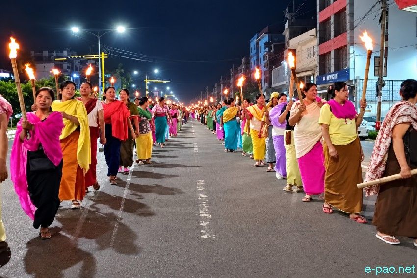 Meira rallies staged under 'No NRC, No Census' at Imphal :: August 23rd 2026