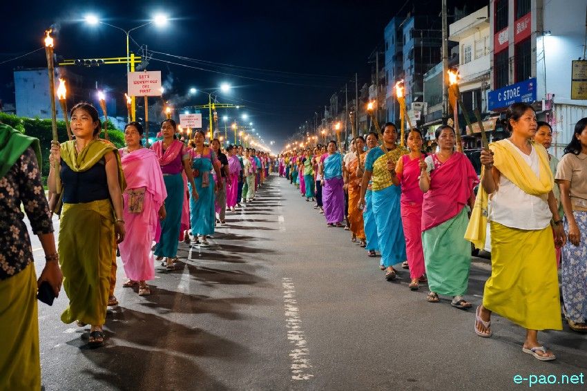 Meira rallies staged under 'No NRC, No Census' at Imphal :: August 23rd 2026