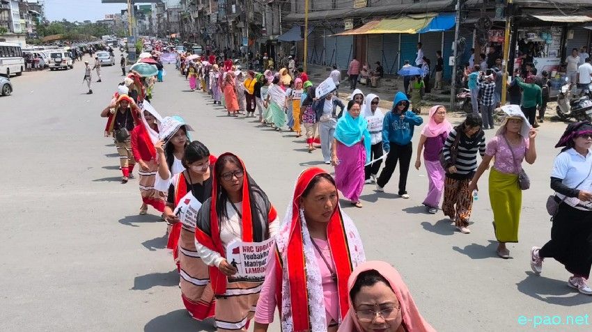 'No NRC Update No Census' : A public rally taken out in Imphal :: June 08th 2026