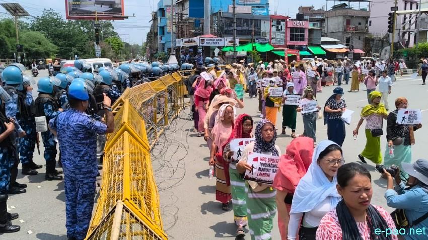 'No NRC Update No Census' : A public rally taken out in Imphal :: June 08th 2026