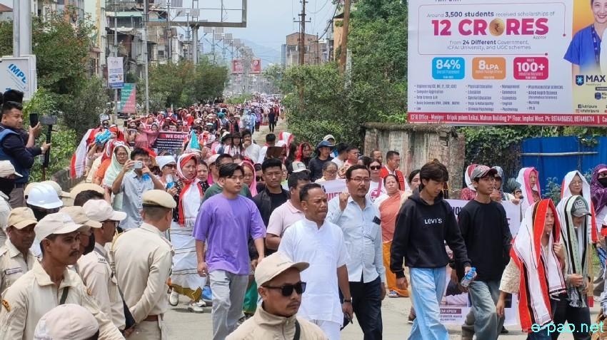 Protest Rally at New Checkon demanding release of six Naga civilians :: May 25th 2026